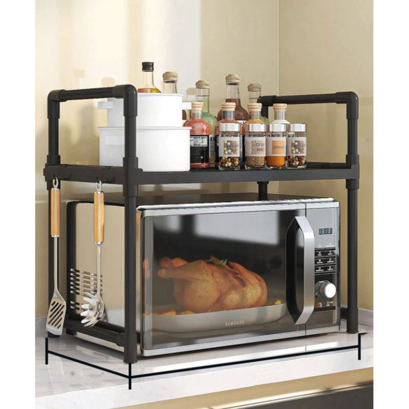 Prateleira Sobre Microondas, Organizador de Bancada, Rack para Utensílios de Cozinha.