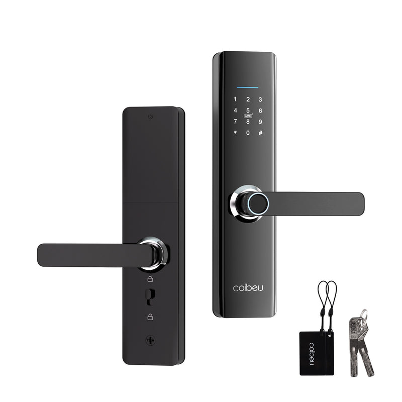 Fechadura Inteligente com Impressão Digital e Senha Compatível com Tuya.