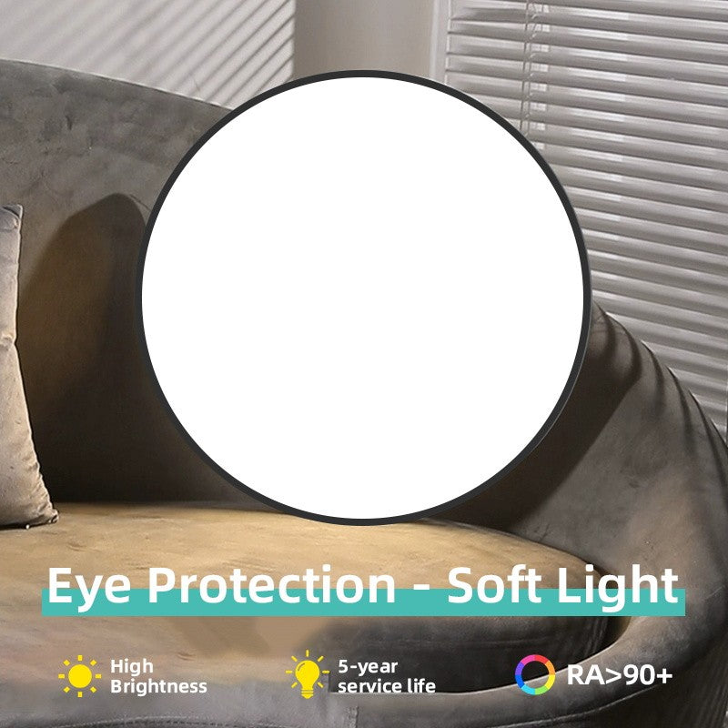 Luminária de teto led com 3 núcleos, painel mutável, sala de estar , quarto e cozinha.