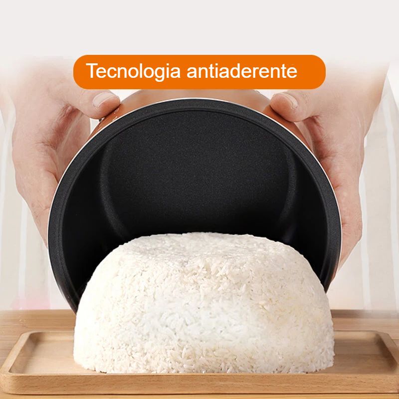 Mini panela de arroz elétrica para viagens