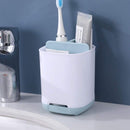 Caixa Organizadora Escova De Dentes Grade Makeup Resistente e Prática para Armazenamento de escovas.