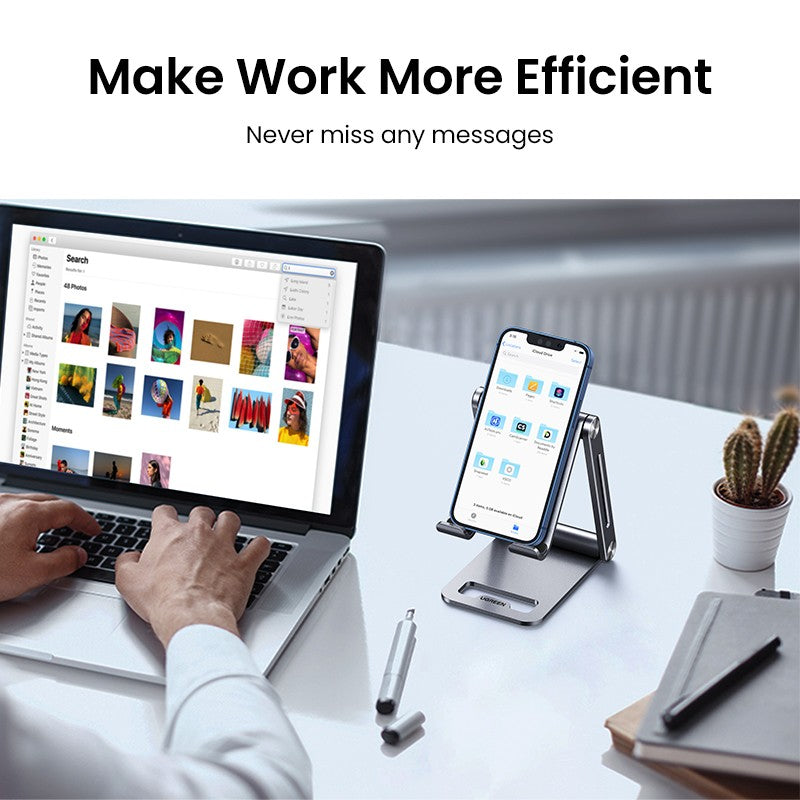 Ugreen suporte do telefone celular de alumínio suporte tablet suporte suporte d