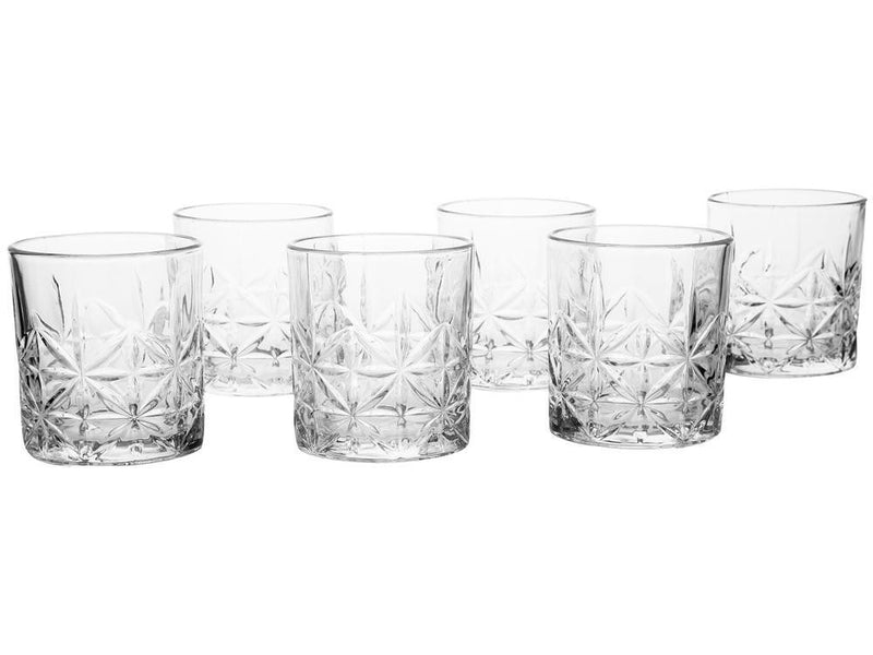 Jogo de Copos de Vidro 330ml 6 Peças Haus