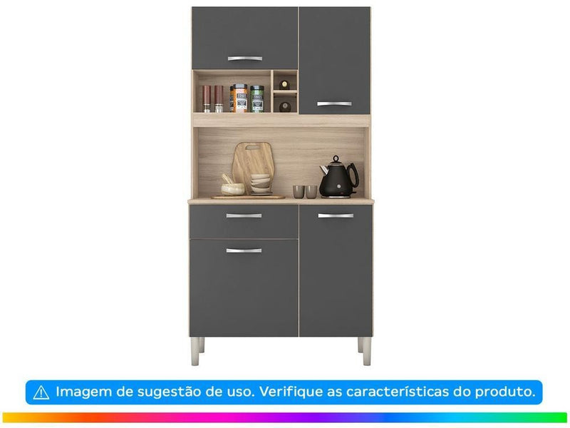 Cozinha Compacta Demobile Malta 4 Portas